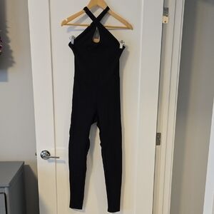 Chic Black Halter Jumpsuit